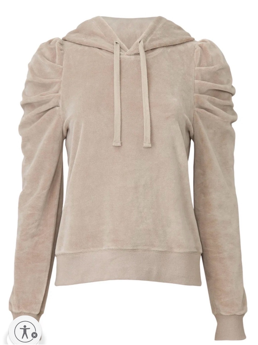Rebecca Minkoff Nora Velour Sweatshirt / X-Large